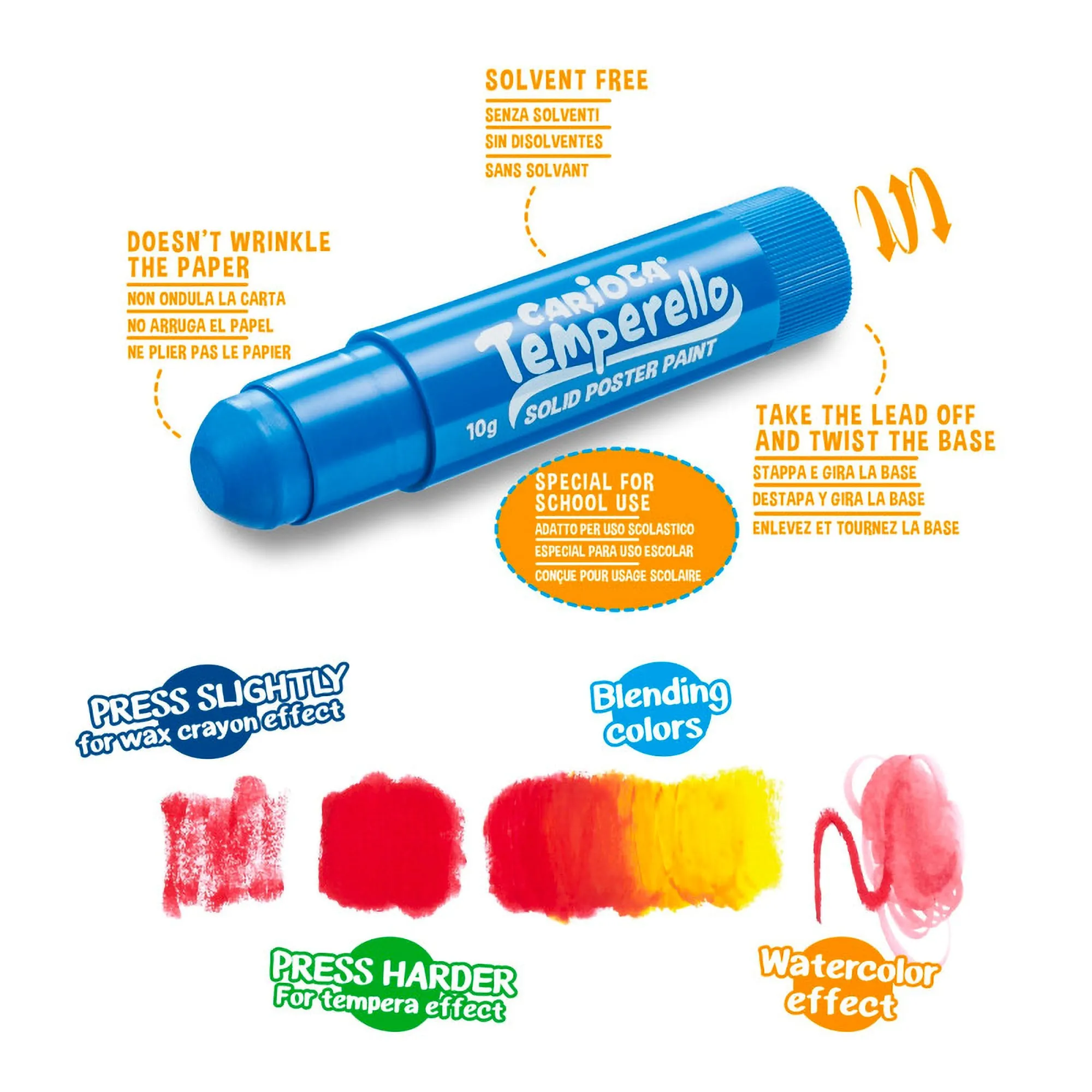 12-Pack Temperello Poster Paint Sticks