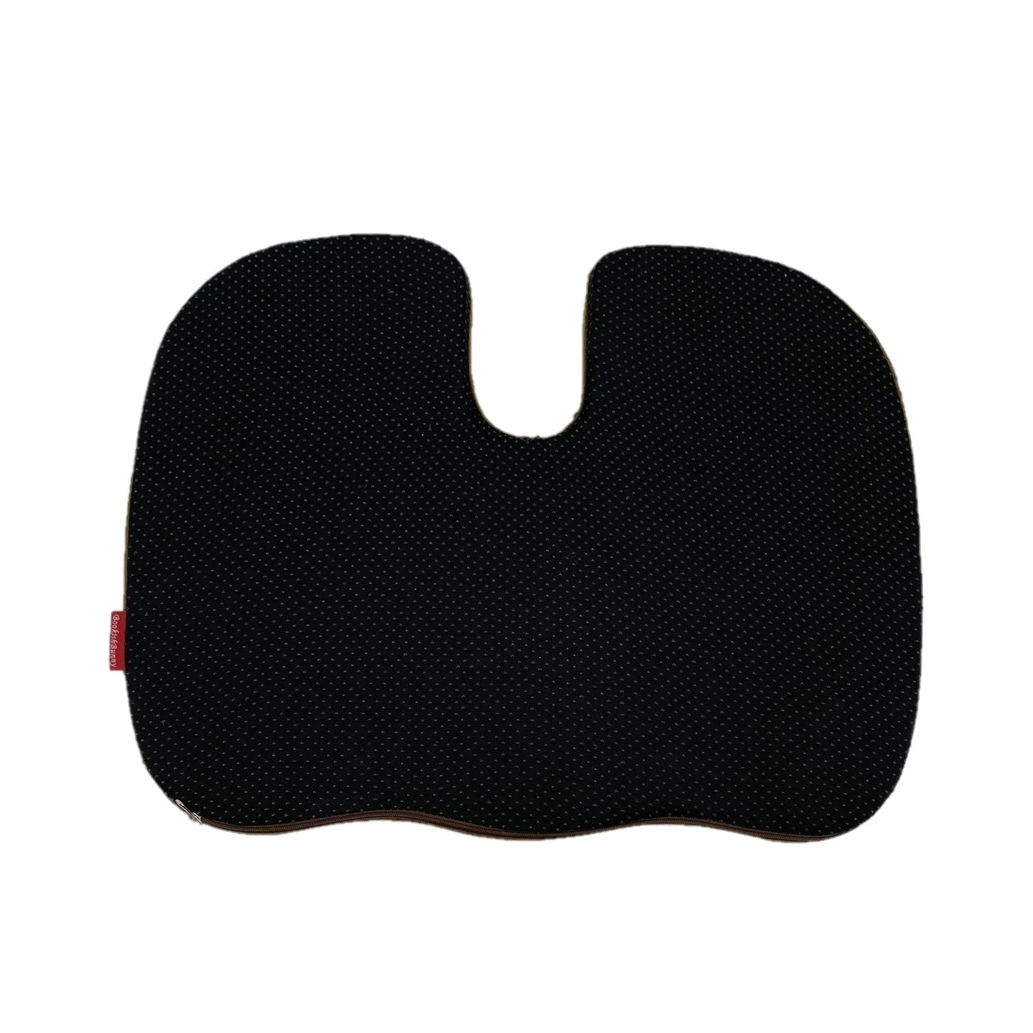 2PC SET - Non Slip High Resilience Memory Foam Coccyx Seat Pad   Lumbar Cushion