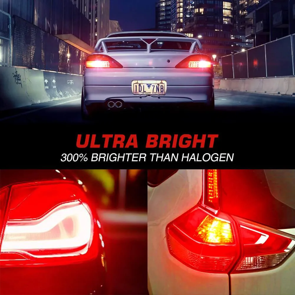 3157 3156 4157 3057  Brake Light Bulb Back Up Reverse Lights LED Bulbs - Red/Yellow/White
