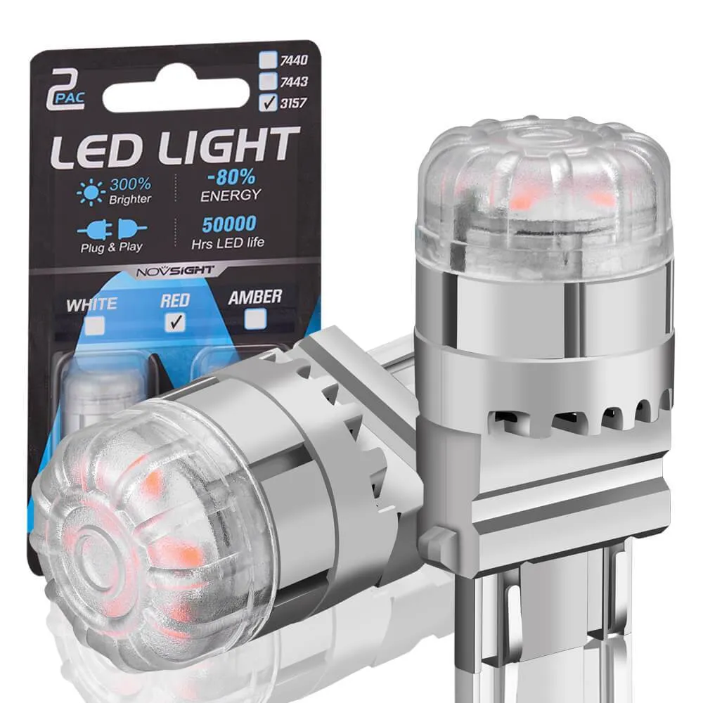 3157 3156 4157 3057  Brake Light Bulb Back Up Reverse Lights LED Bulbs - Red/Yellow/White