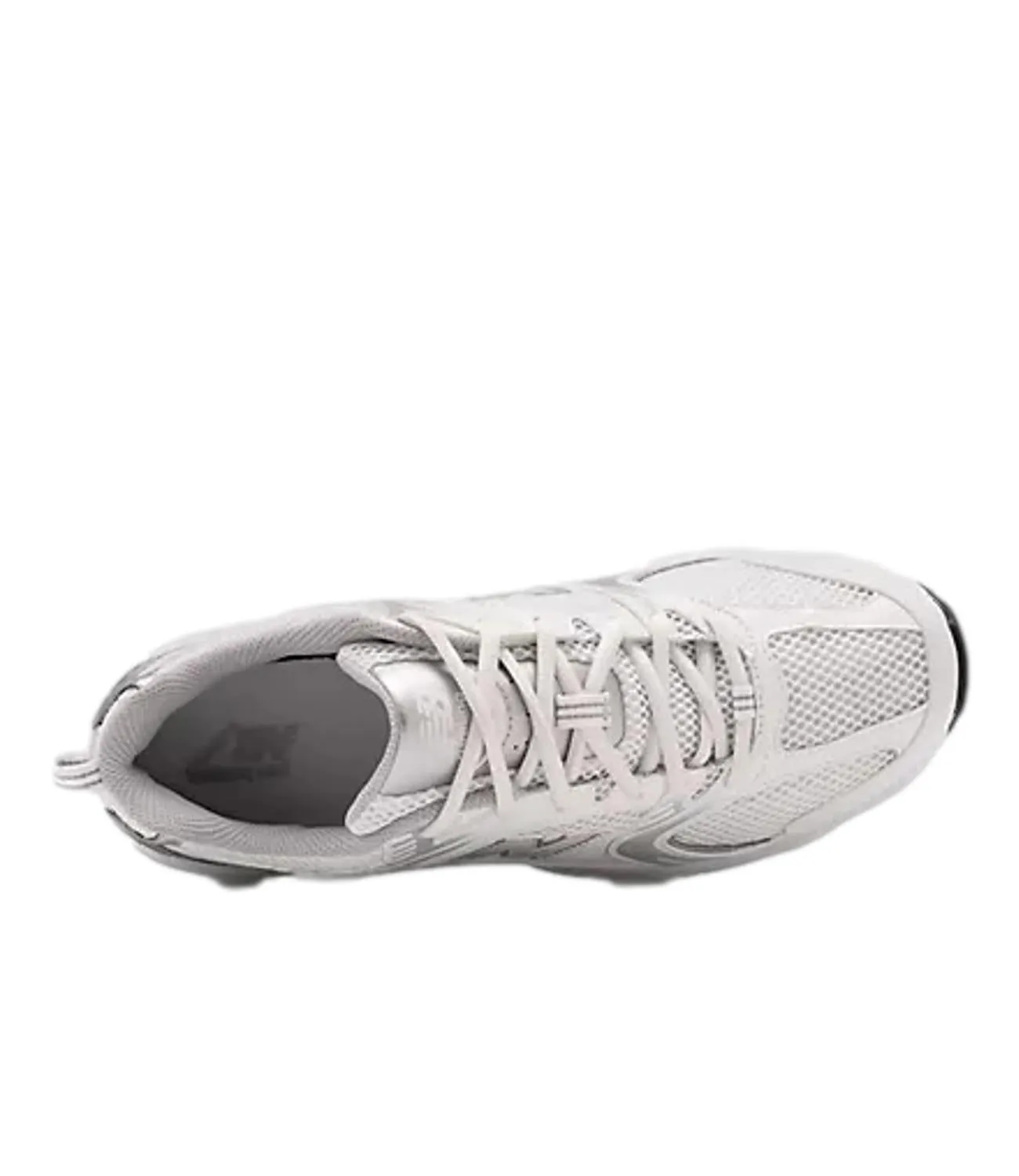530 Sneakers bianca e grigia argento