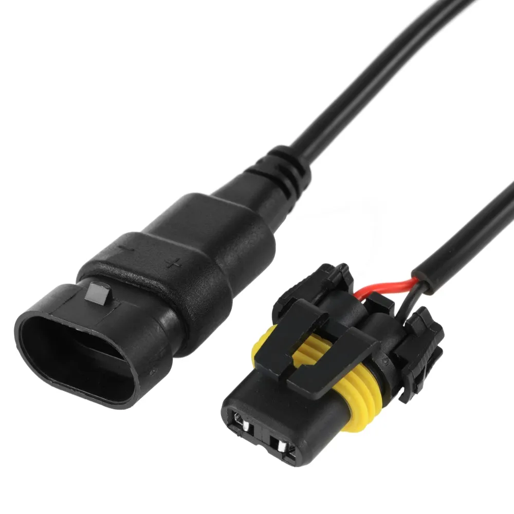 9005/HB3 C10-Model Enhanced LED Headlight Bulbs Canbus Decoder Anti-Flicker Hyper Flash No Warning Harness Resistor Conversion Kit 2pcs/set