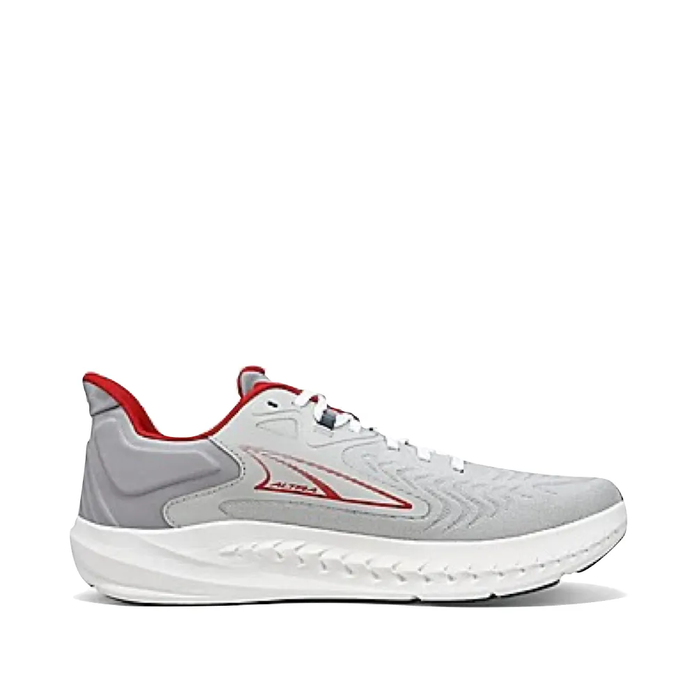 Altra Men's Torin 7 Running Sneaker in Gray/Red