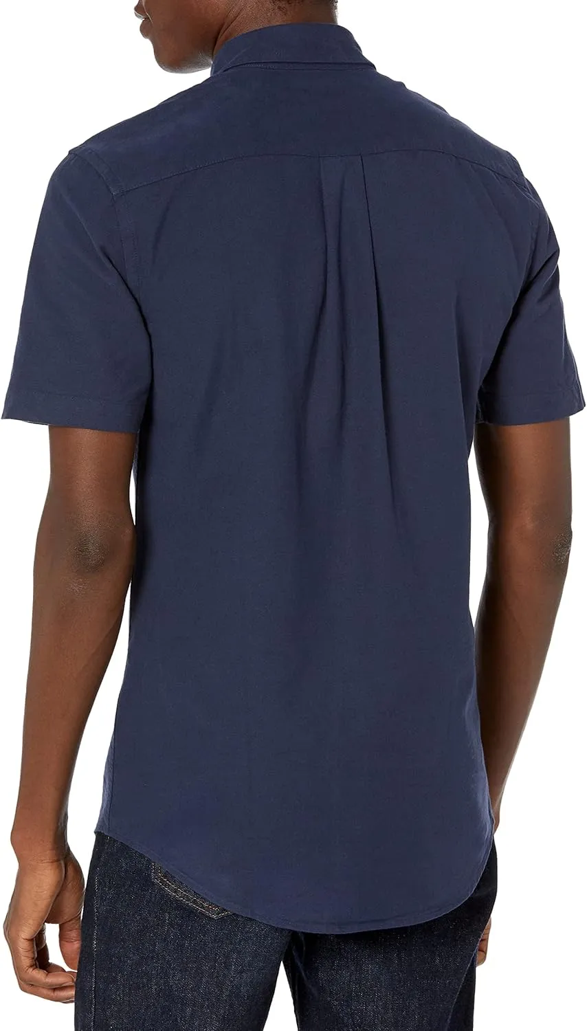 Amazon Essentials Men's Button-Up Shirts - Slim-Fit Short-Sleeve Pocket Oxford - Comfort and Style