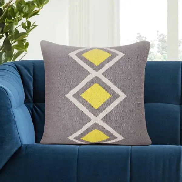 Apollo 07897GRY Grey Pillow