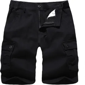 APTRO Men's Cargo Shorts Multi-Pockets Twill Camo Casual Work Shorts