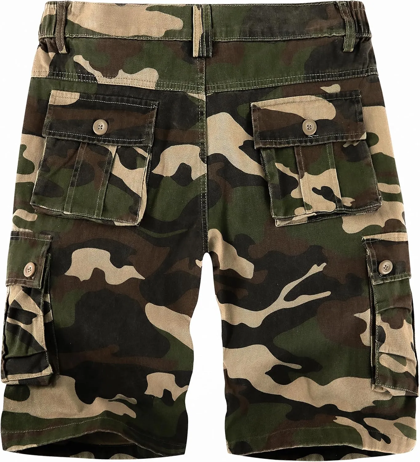 APTRO Men's Cargo Shorts Multi-Pockets Twill Camo Casual Work Shorts