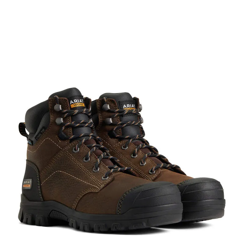 ARIAT WOMEN'S Style No. 10040405 Treadfast 6" Waterproof Steel Toe Work Boot