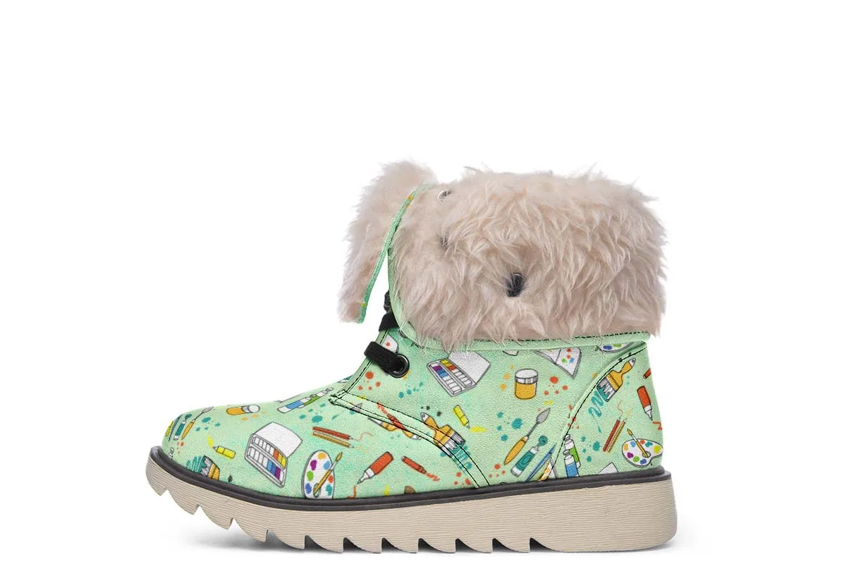 Artist Pattern Polar Vibe Boots