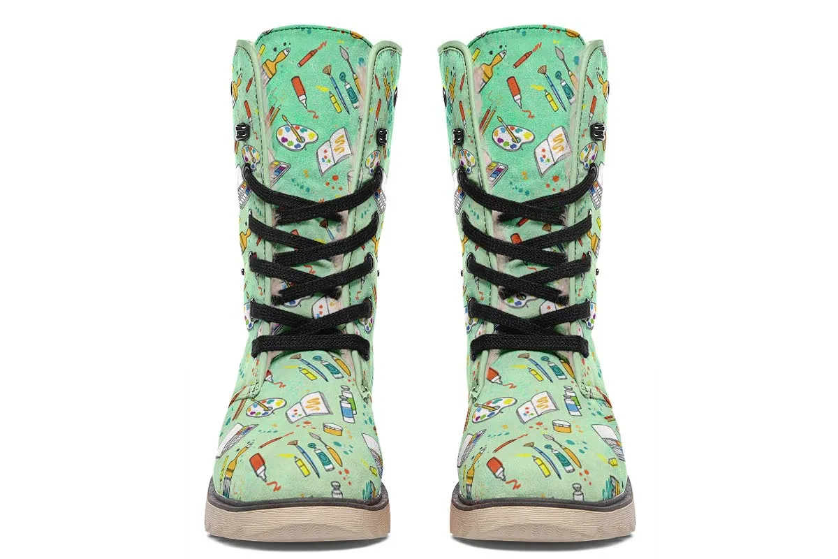 Artist Pattern Polar Vibe Boots