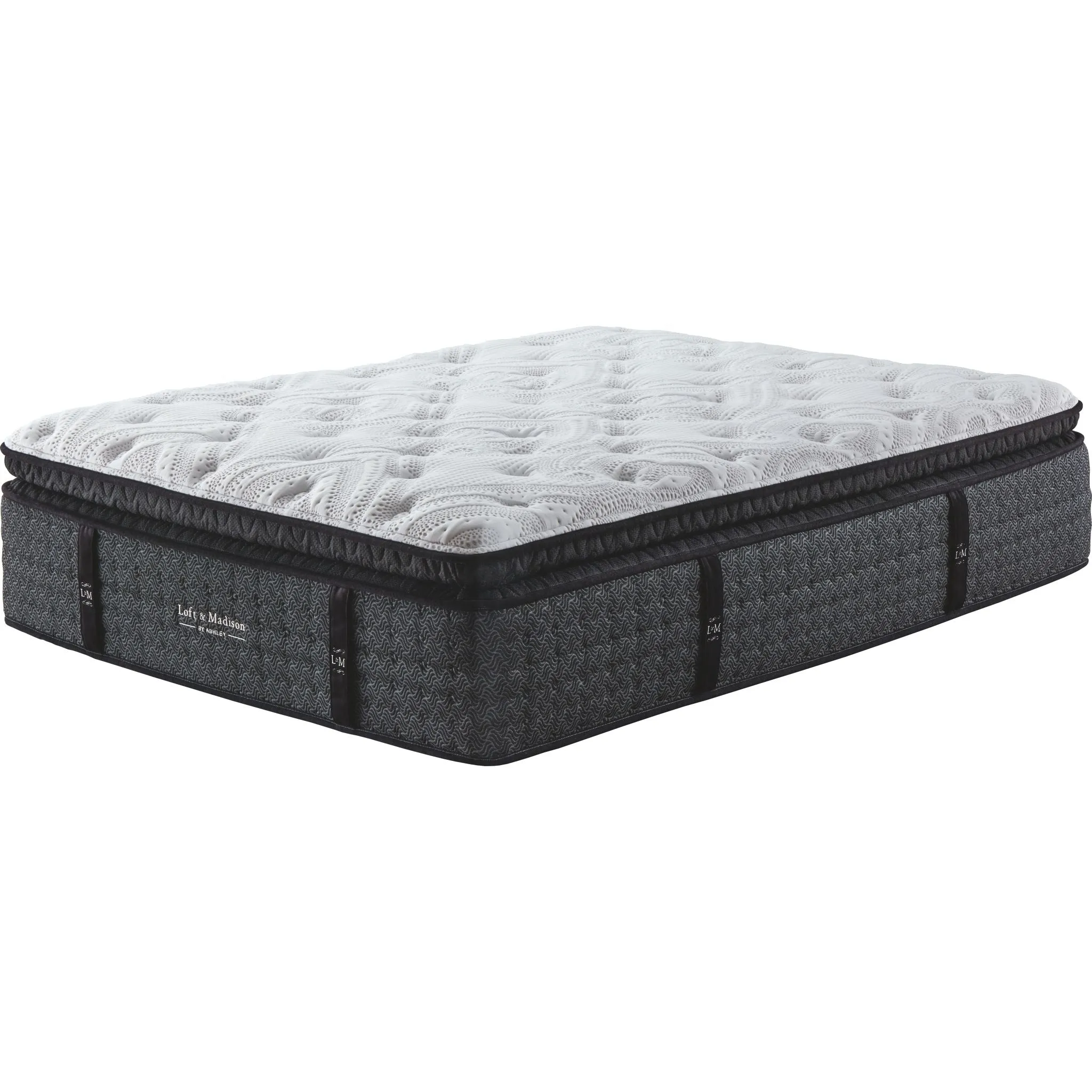 Ashley Sleep Loft and Madison Ultra Pillow Top Innerspring 17.5 inch Mattress In A Box