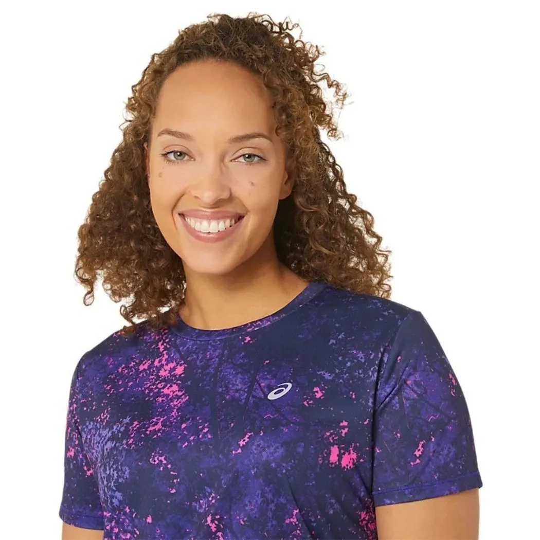 asics All Over Print SS Women's Top