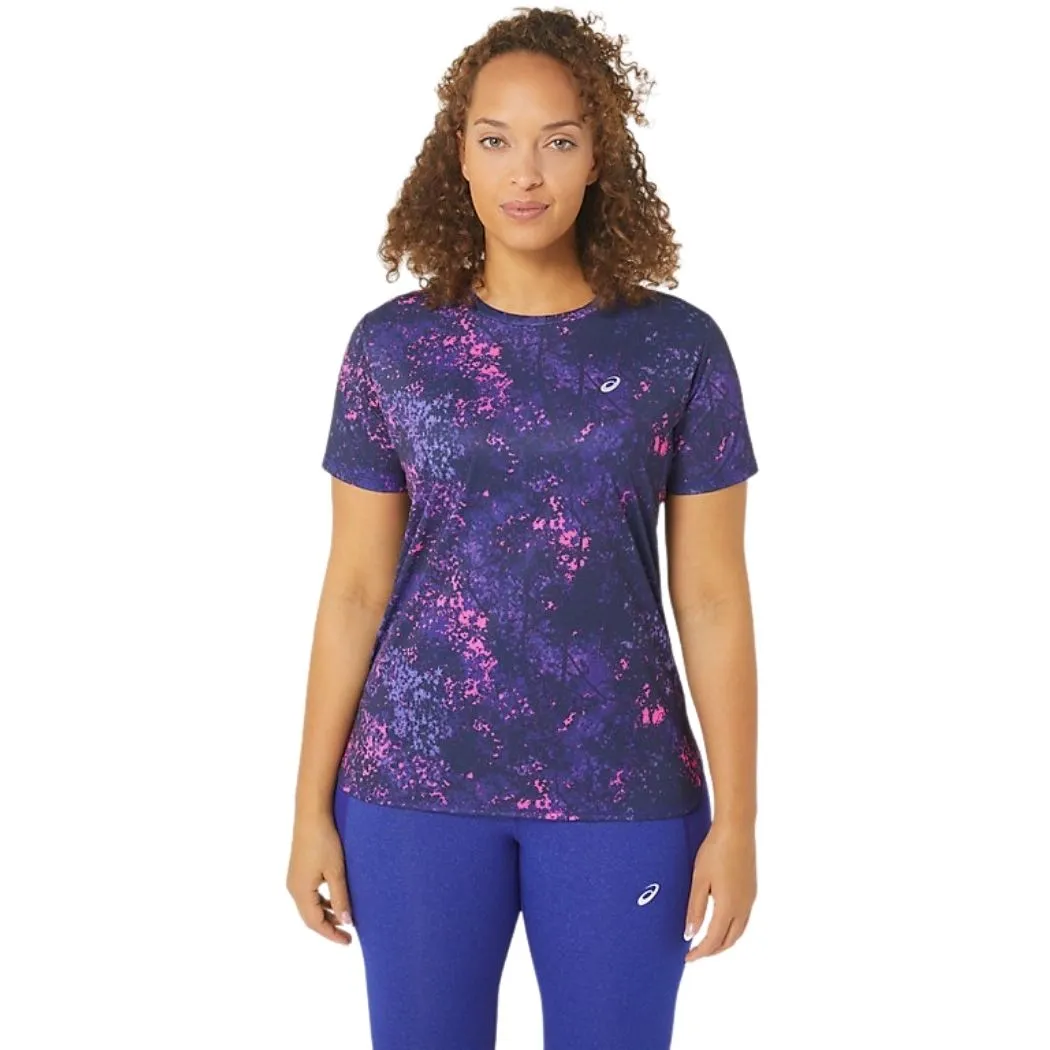 asics All Over Print SS Women's Top