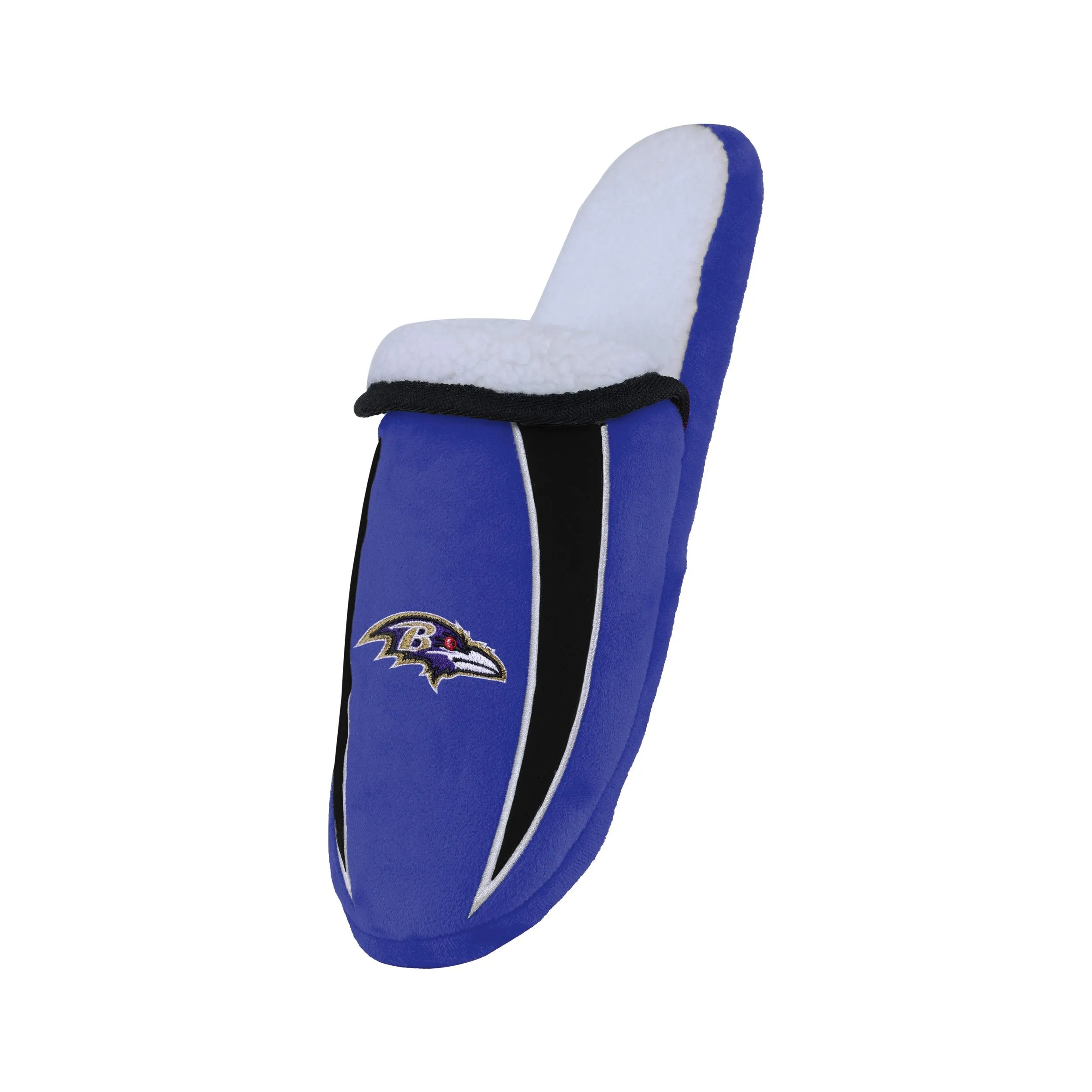 Baltimore Ravens NFL Mens Sherpa Slide Slippers
