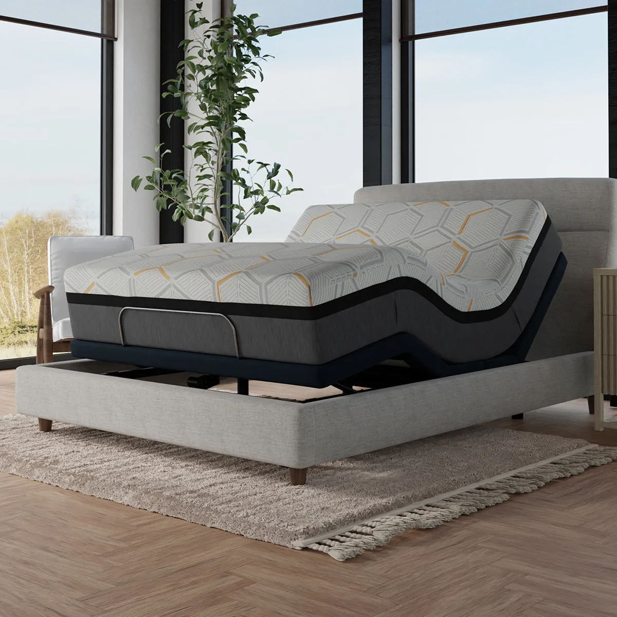 Bedplanet 14" Copper Hybrid Plush Memory Foam Mattress