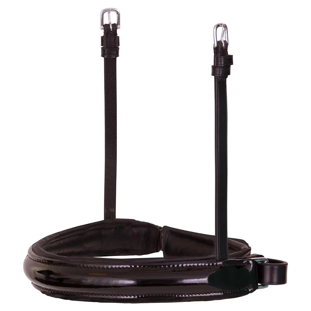 BR Noseband, Wide, Crank, Round, Patent *no flash strap*