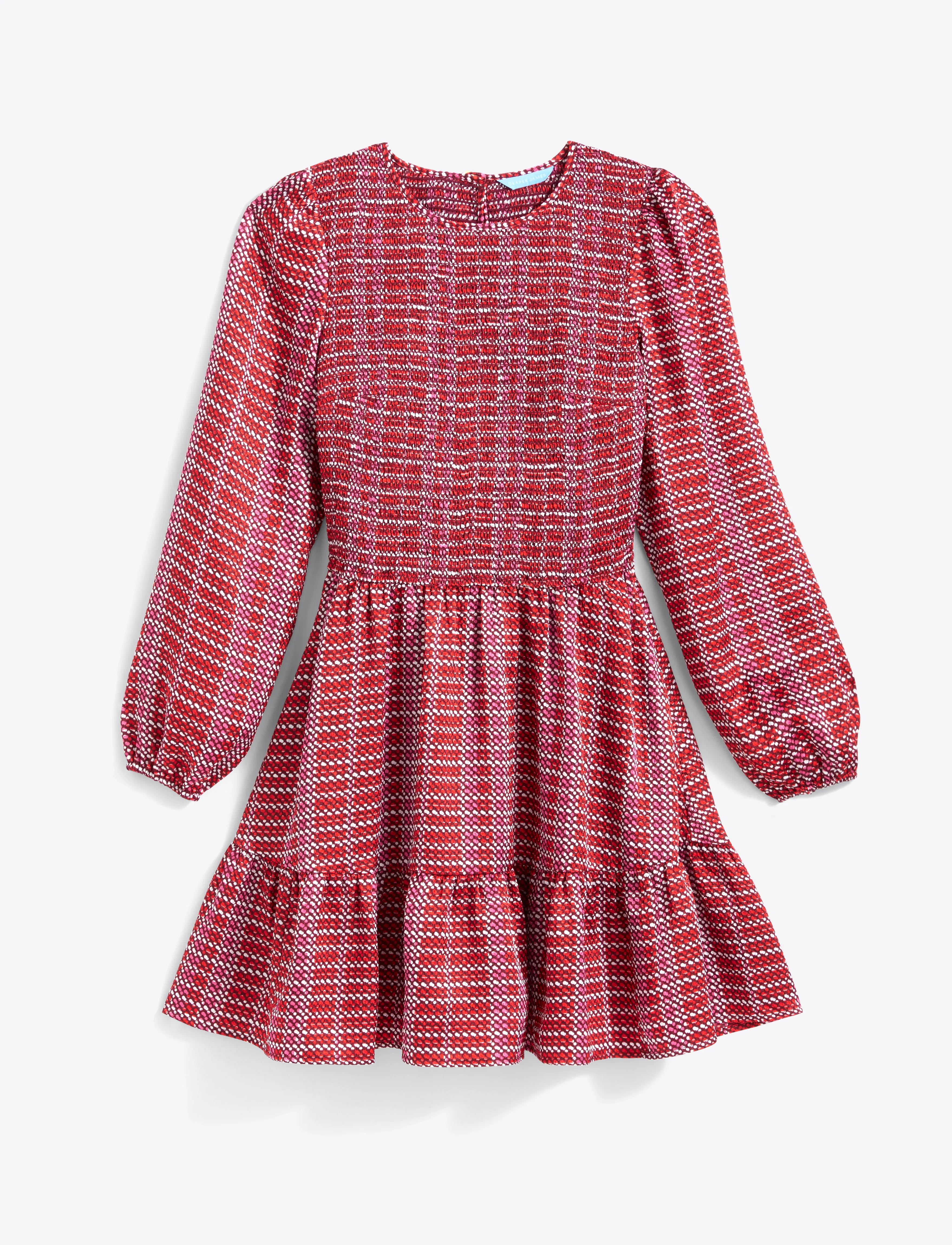 Brittany Mini Dress in Dotted Grid