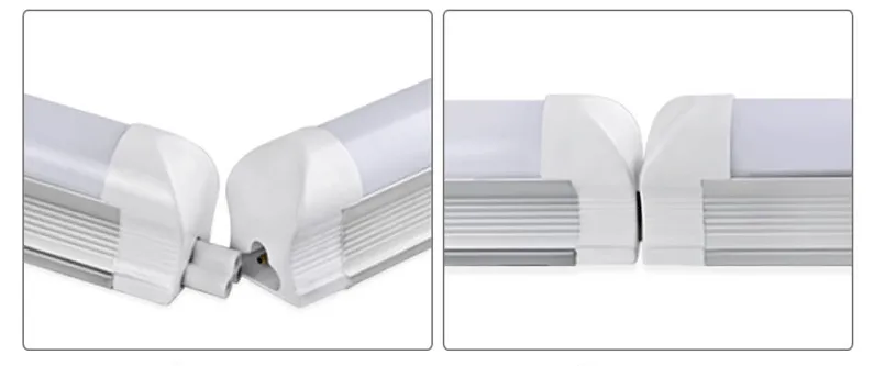 (CASE OF 25) Linkable LED T8 4ft 72w 10,944 Lumen CLEAR LENS (NO RF) Quad-Row w/Mounting Hardware