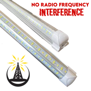 (CASE OF 25) Linkable LED T8 4ft 72w 10,944 Lumen CLEAR LENS (NO RF) Quad-Row w/Mounting Hardware