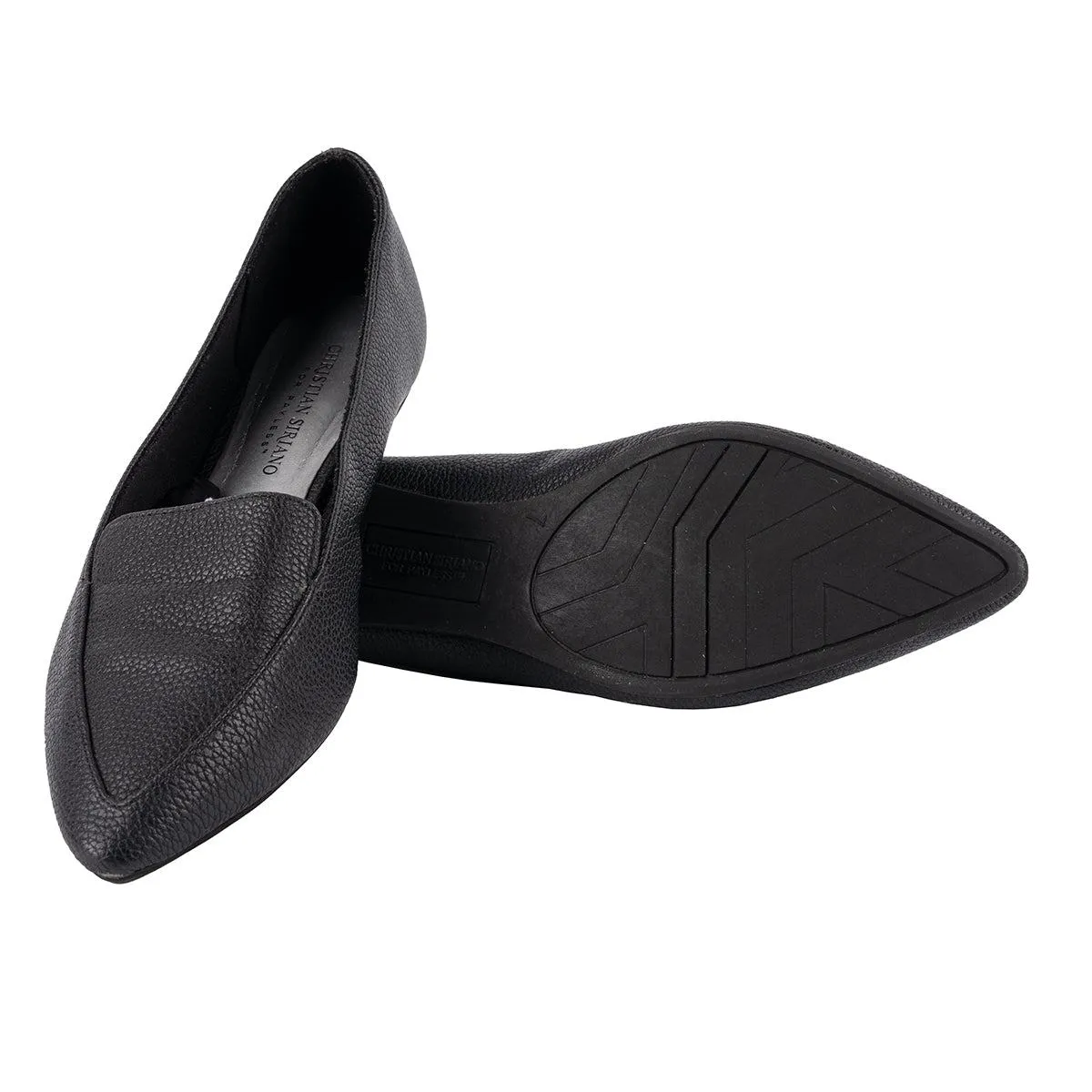 Christian Siriano Georgie Loafers Leather Black Colour For Women