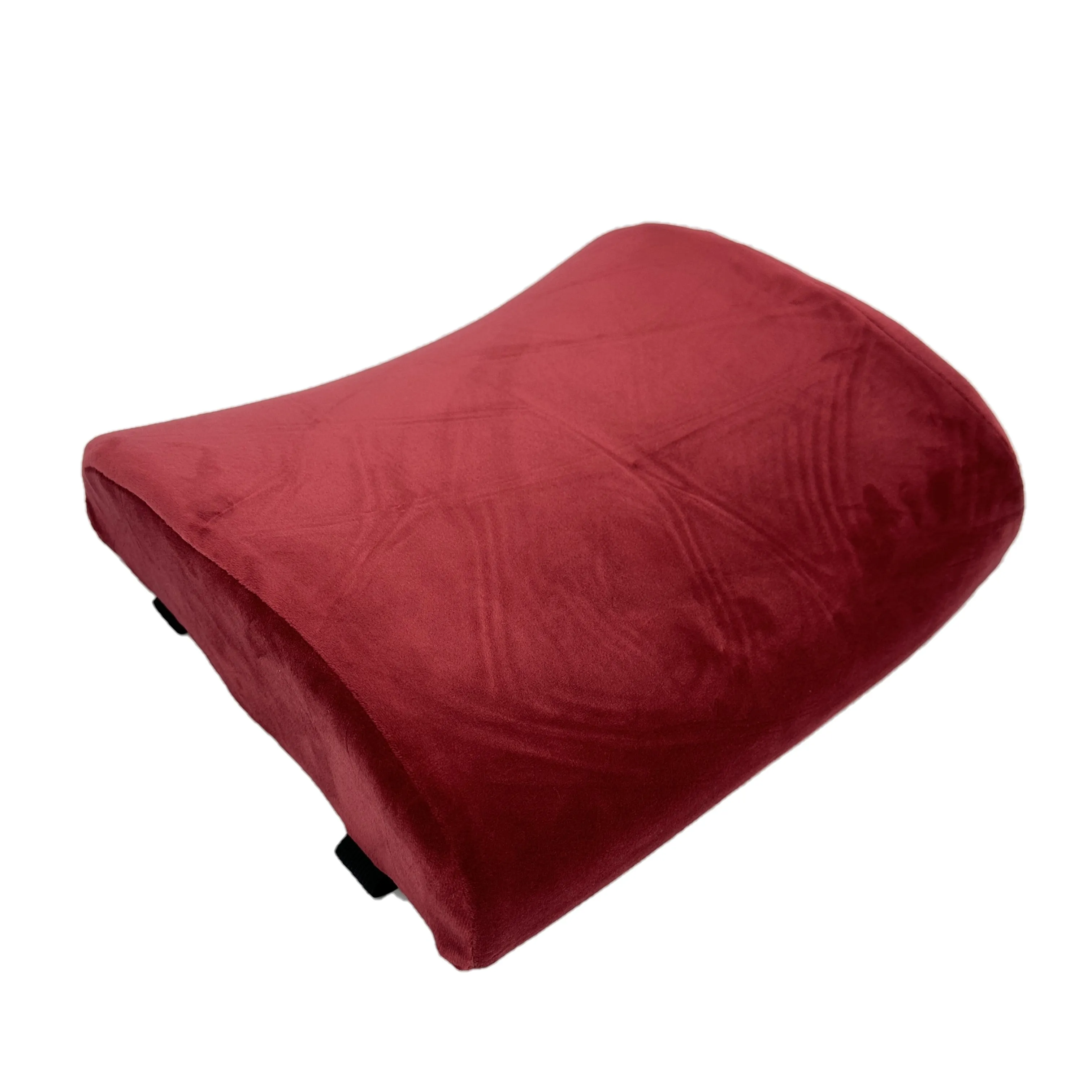 Cushion - Lumbar Back Cushion with Upgraded Velvet Cover and 2 Adjustable Straps