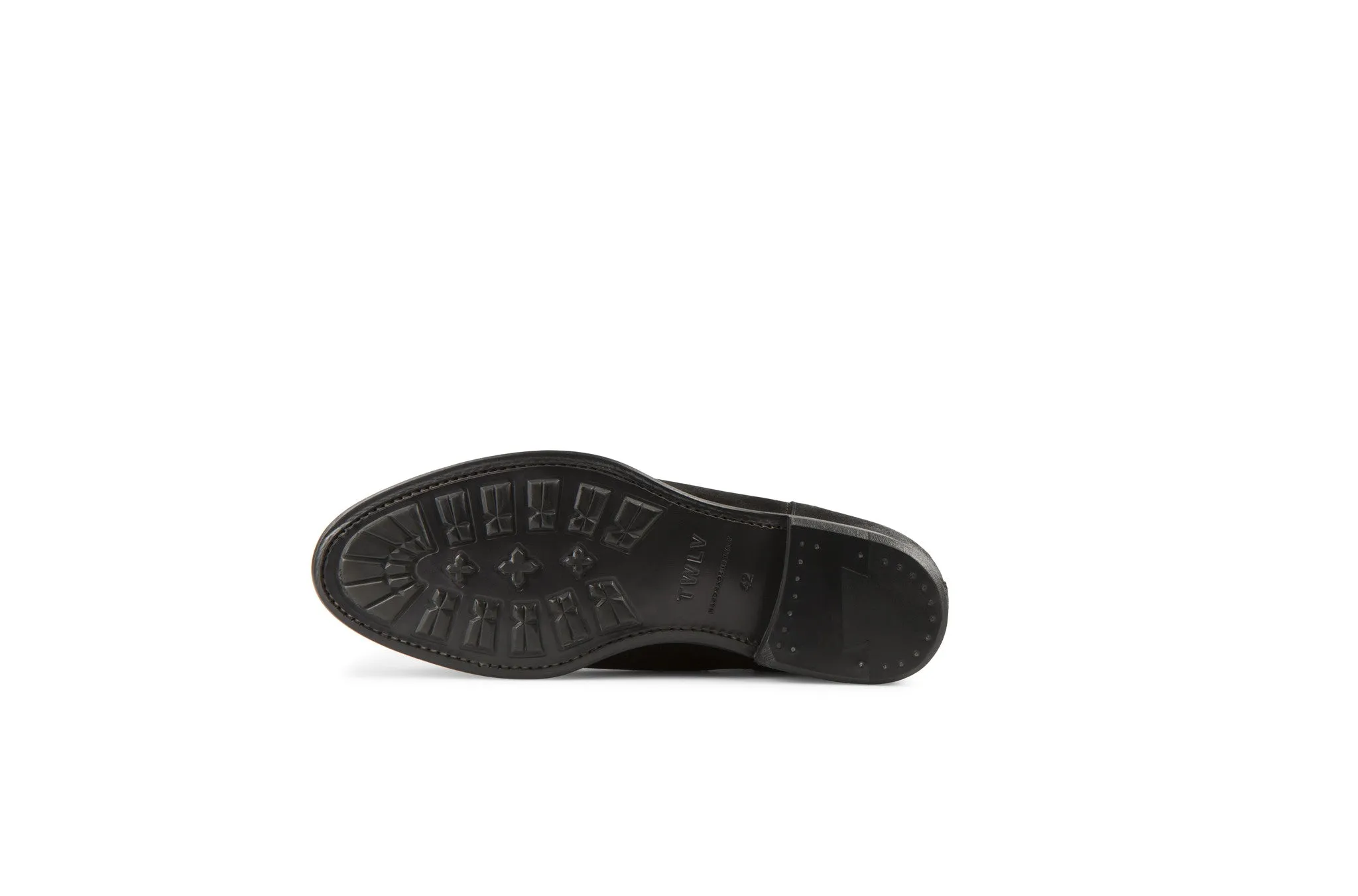 Hanoi Black Suede Leather Chelsea Boots