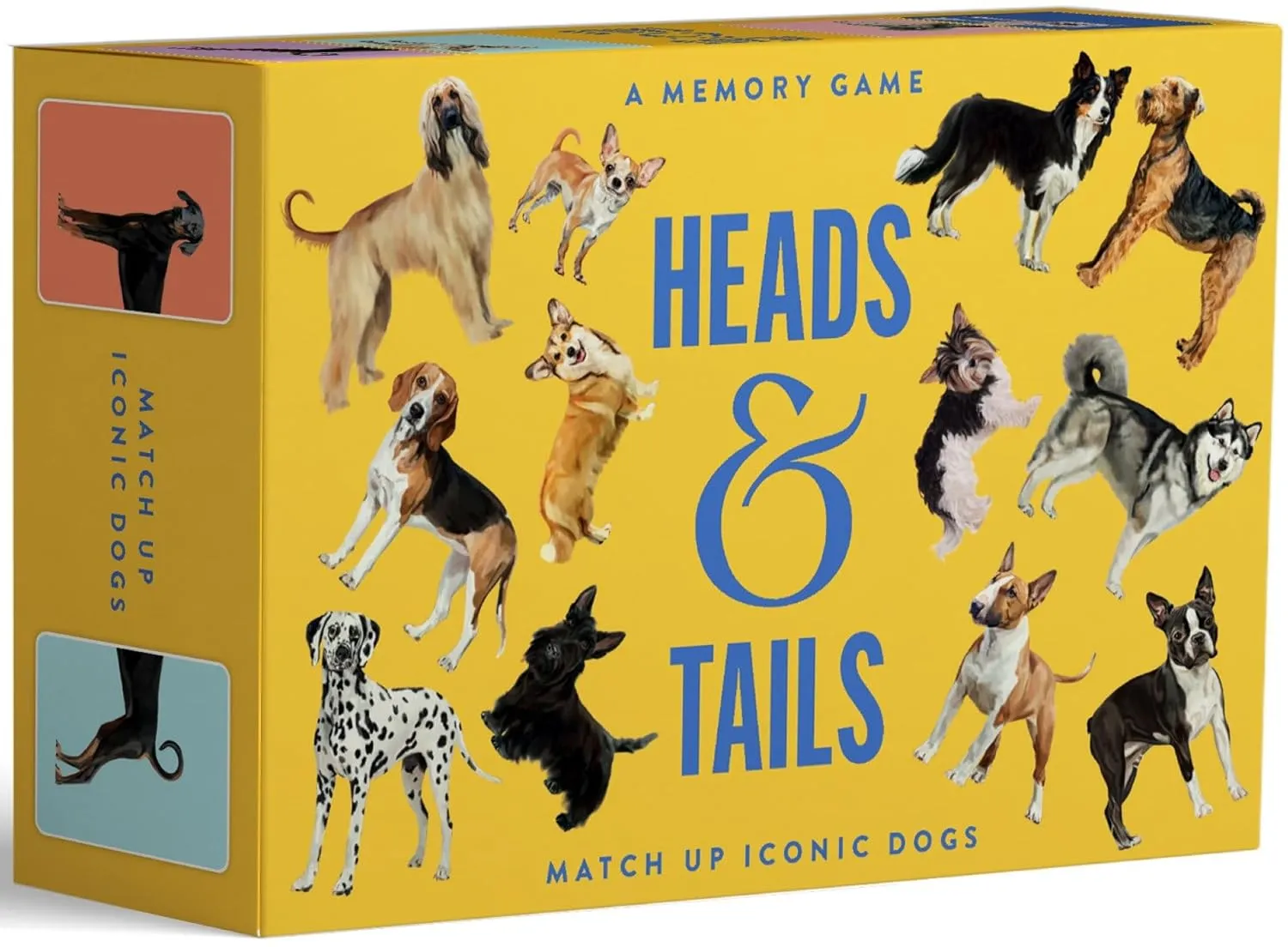 Heads & Tails: A Dog Memory Game: Match Up Iconic Dogs Novelty Book  February 6, 2024