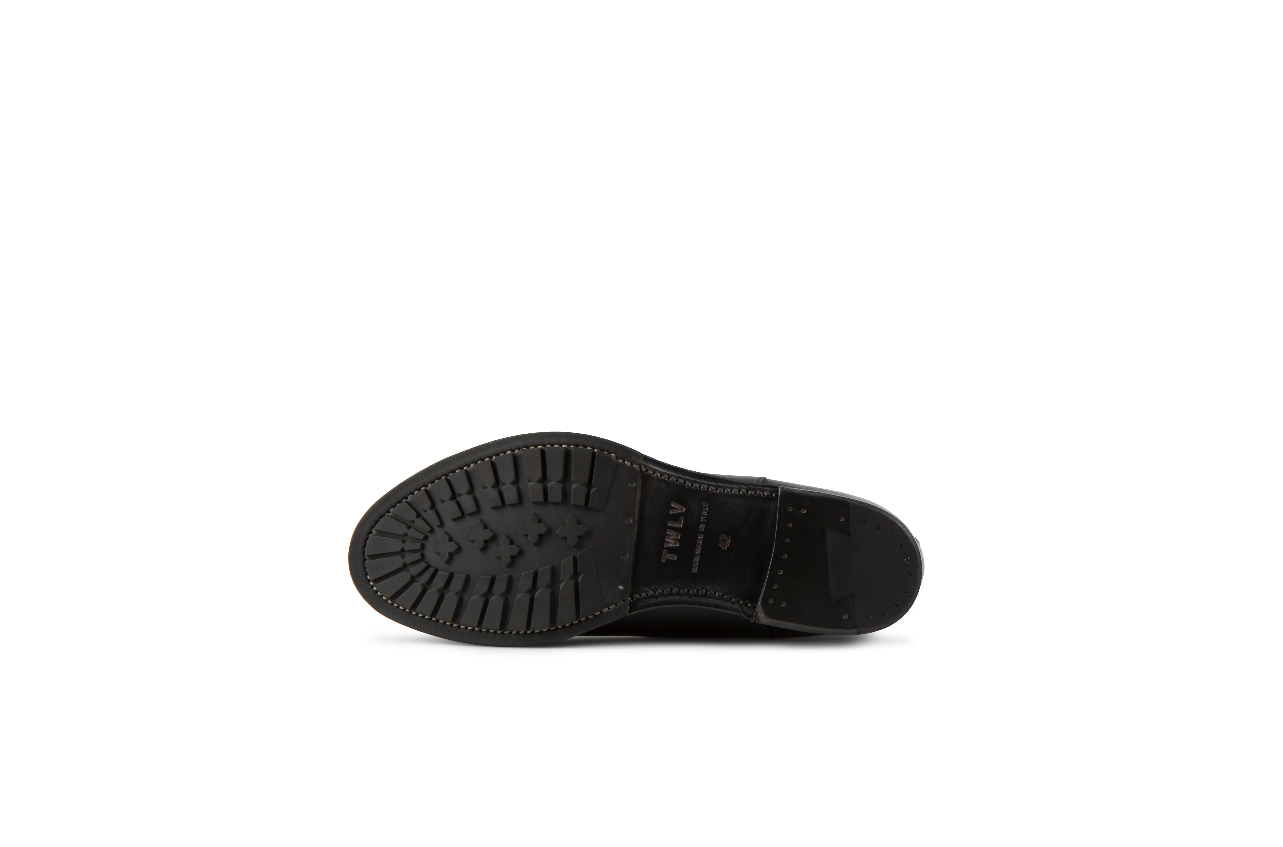 Icon Black Cordovan Leather Chelsea Boots