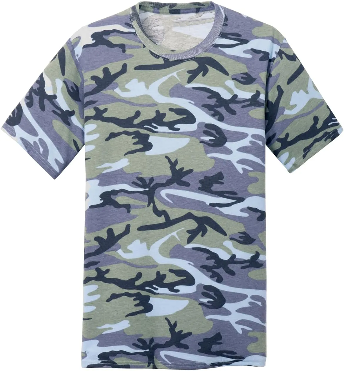JustBlanks Men's Camouflage Tee Shirts - 100% Cotton Short-Sleeve T- Shirt - Military Camo Crewneck Shirt for Men