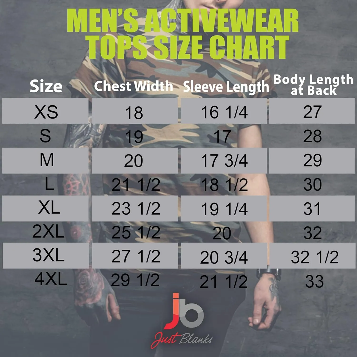 JustBlanks Men's Camouflage Tee Shirts - 100% Cotton Short-Sleeve T- Shirt - Military Camo Crewneck Shirt for Men