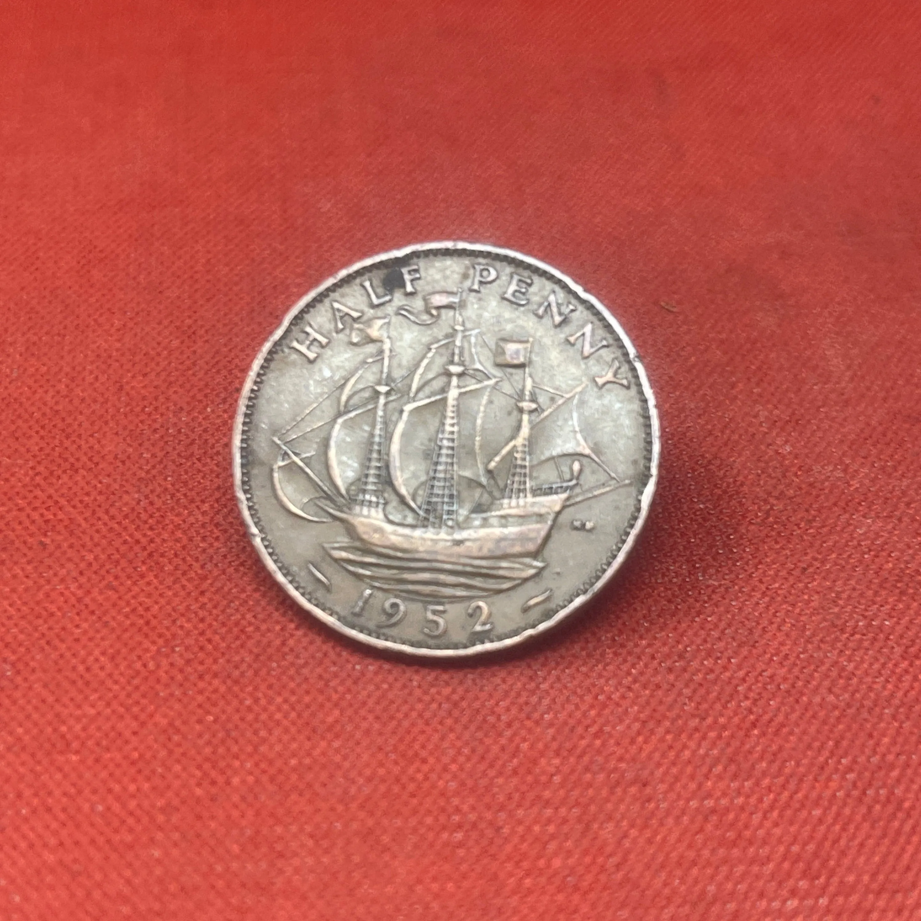 King George VI 1952 Half Penny