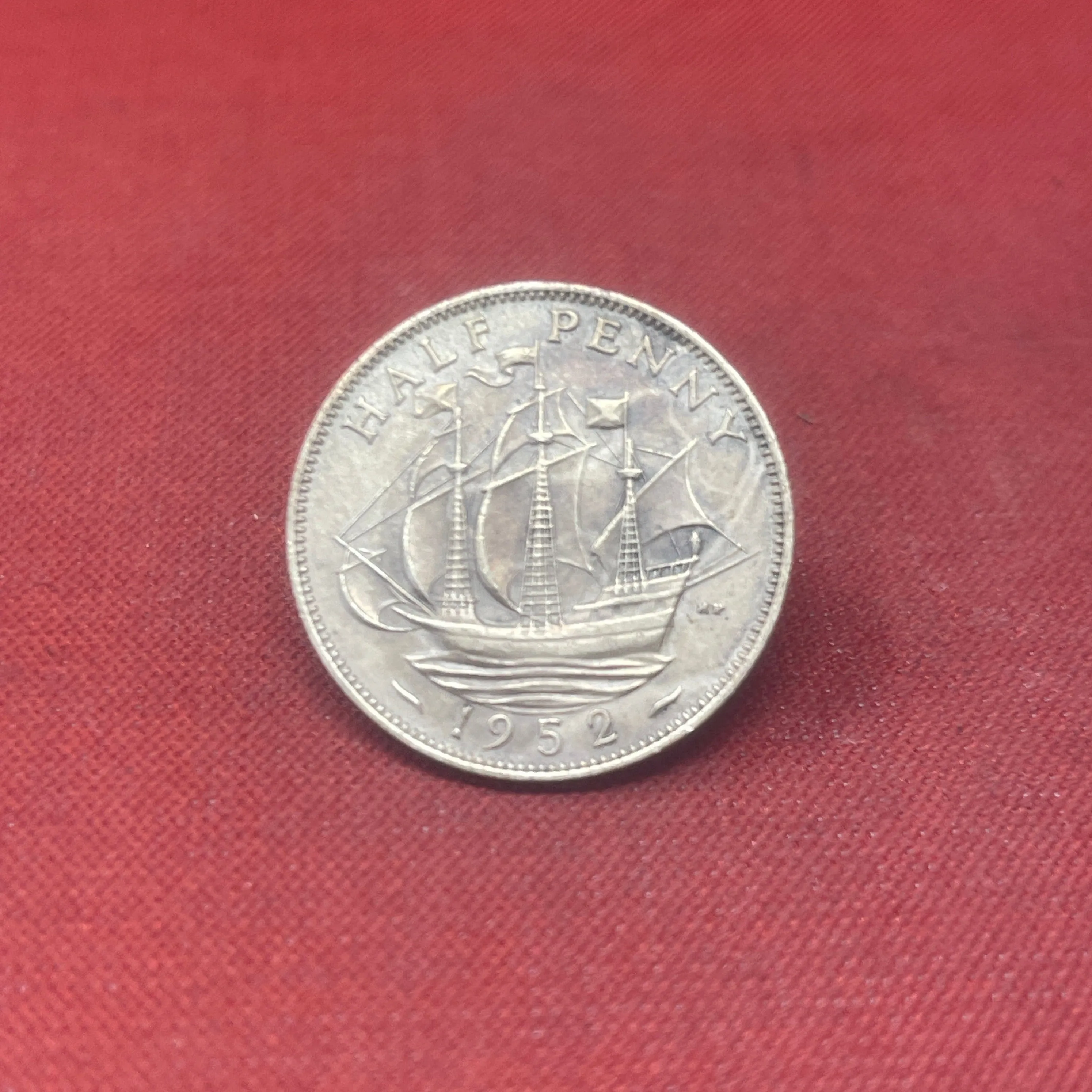 King George VI 1952 Half Penny