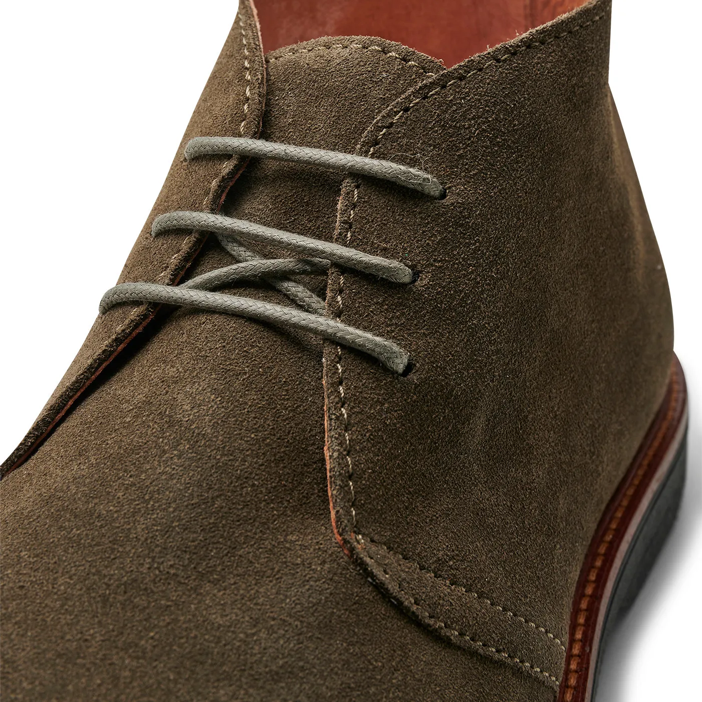 Kip desert boot suede - KHAKI
