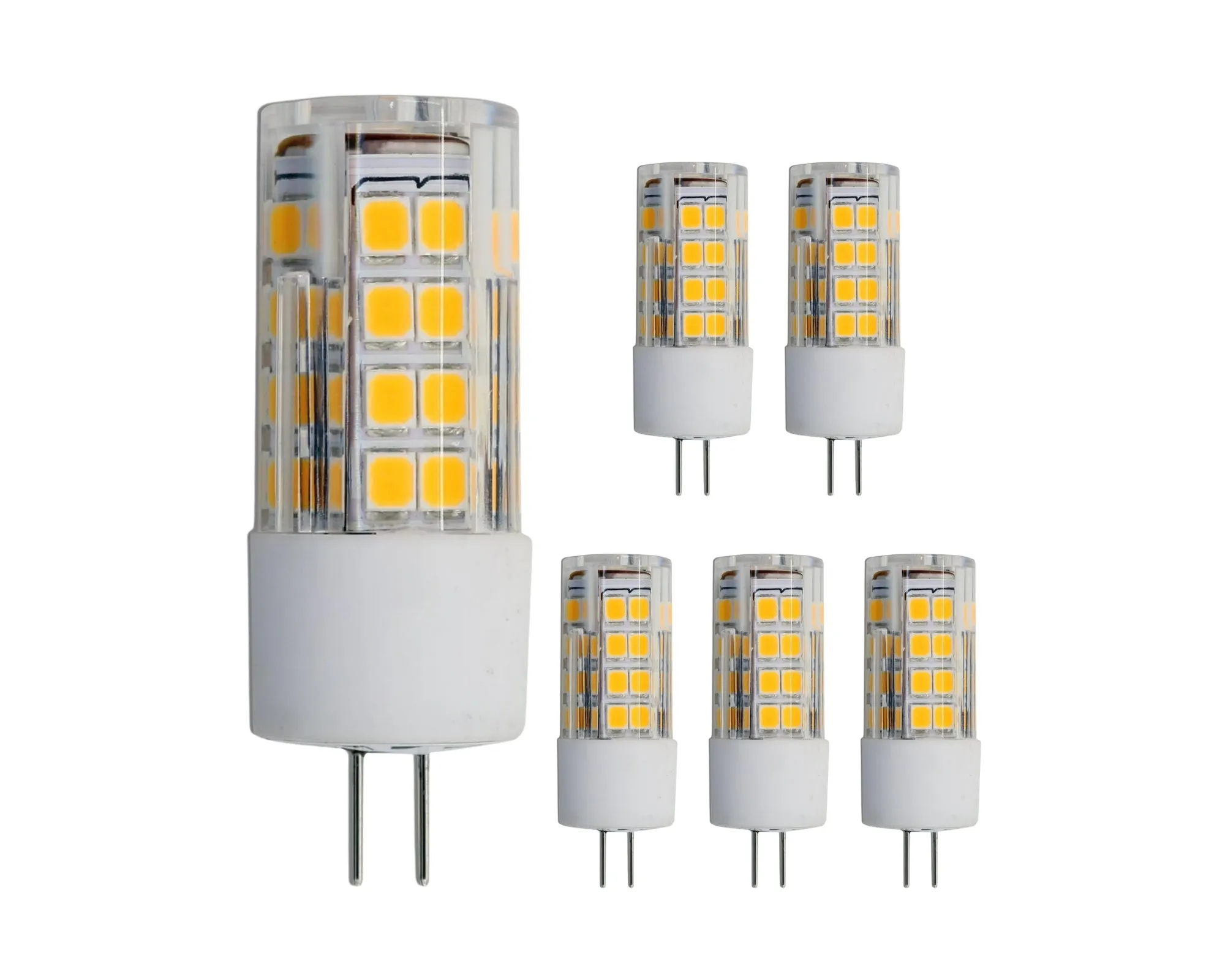Lumina Lighting® 4W G4 LED Bulb | AC/DC 12V 3000K Warm White, 380 Lumens (6-Pack)