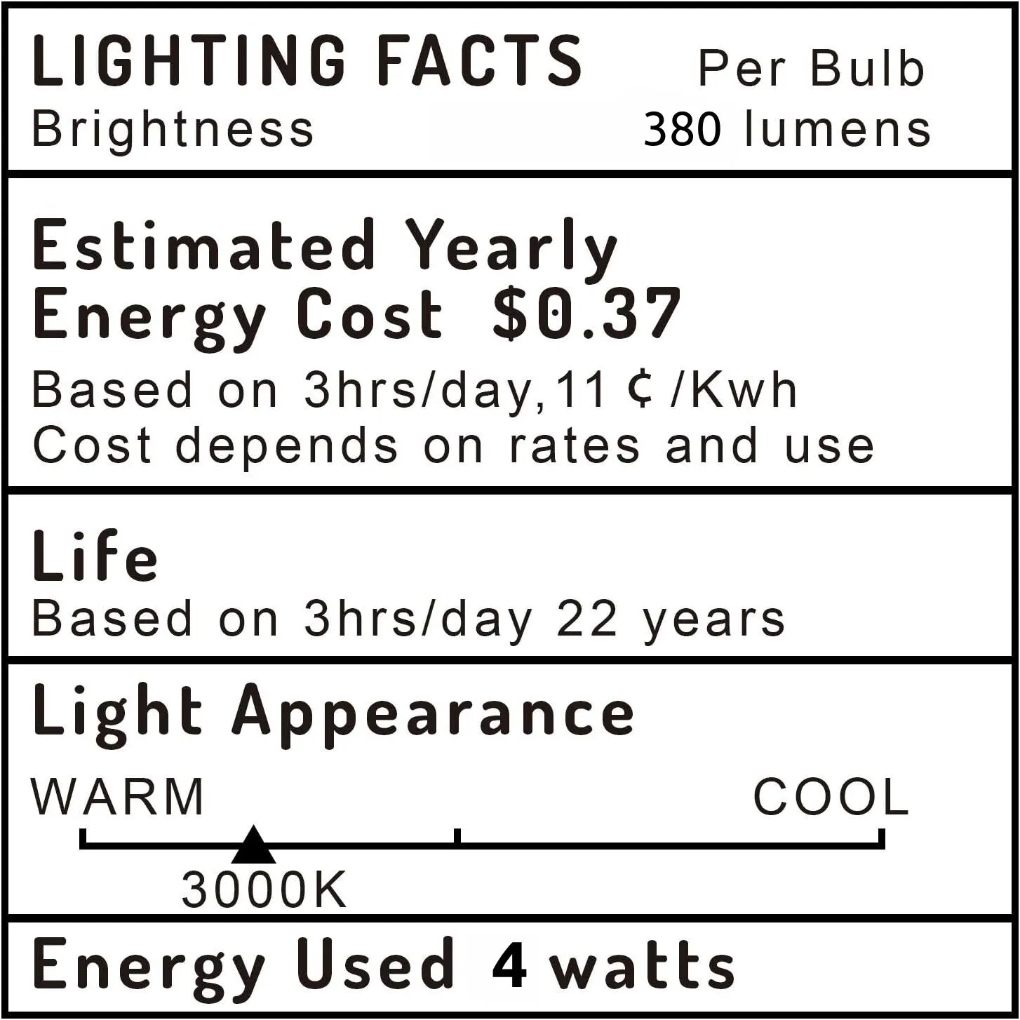 Lumina Lighting® 4W G4 LED Bulb | AC/DC 12V 3000K Warm White, 380 Lumens (6-Pack)