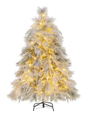 Luxury Christmas Tree - Prelit Frosted Norfolk Pine
