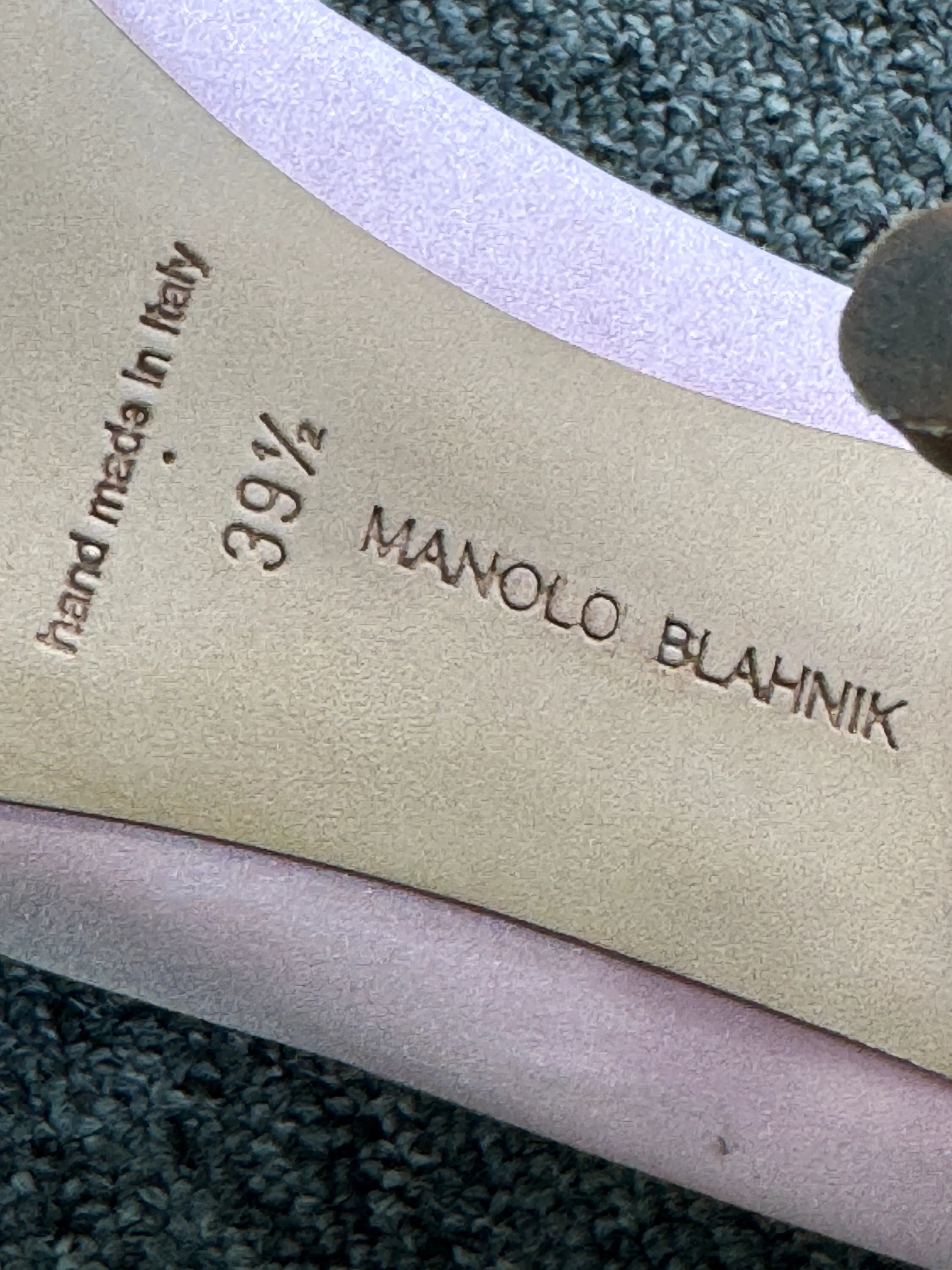 Manolo Blahnik Pink Satin Hangisi Jewel Buckle Pumps 105mm UK 6.5 EU 39.5 👠