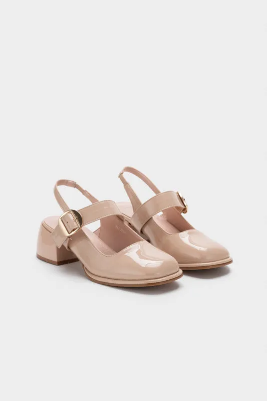 MARY JANE SLINGBACK CHUNKY HEEL