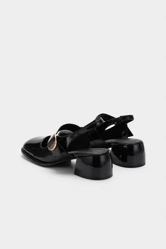 MARY JANE SLINGBACK CHUNKY HEEL