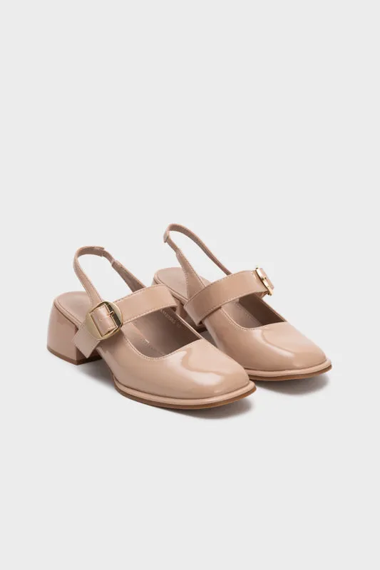 MARY JANE SLINGBACK CHUNKY HEEL