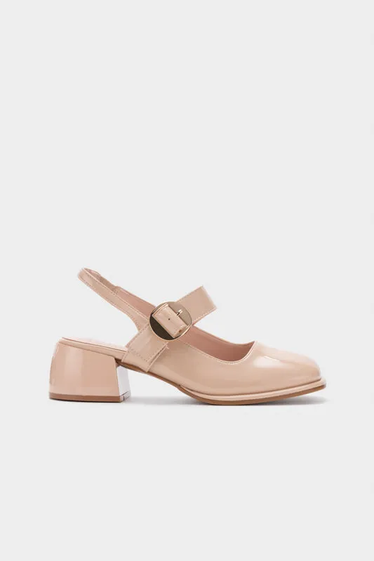 MARY JANE SLINGBACK CHUNKY HEEL