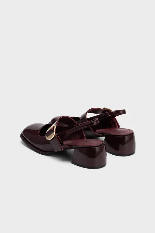 MARY JANE SLINGBACK CHUNKY HEEL
