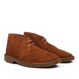 Mattone Brown Suede Leather Montflex Boots