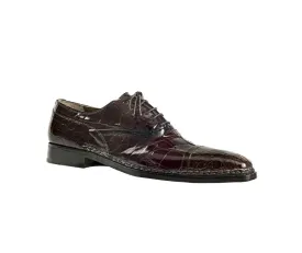 Mauri - "1139 Connoisseur" All Over Crocodile Oxford Lace Up