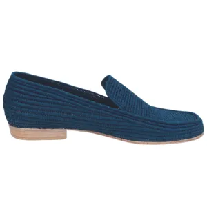 Men's Raffia Loafer Navy