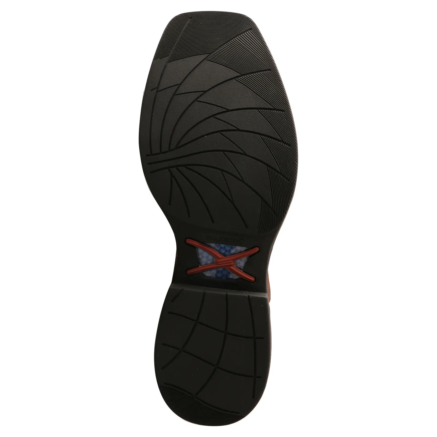Men's Twisted X 11" Tech X Brown/Green Western Boot