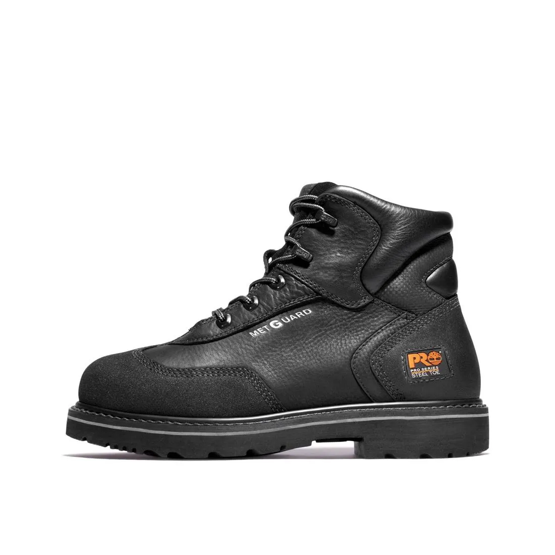 Met Guard 6 Inch Steel-Toe Work Boot Black
