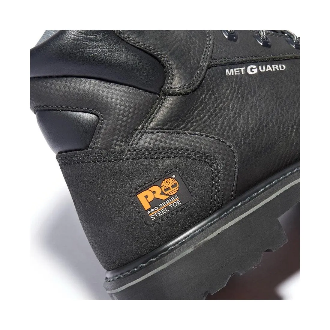 Met Guard 6 Inch Steel-Toe Work Boot Black