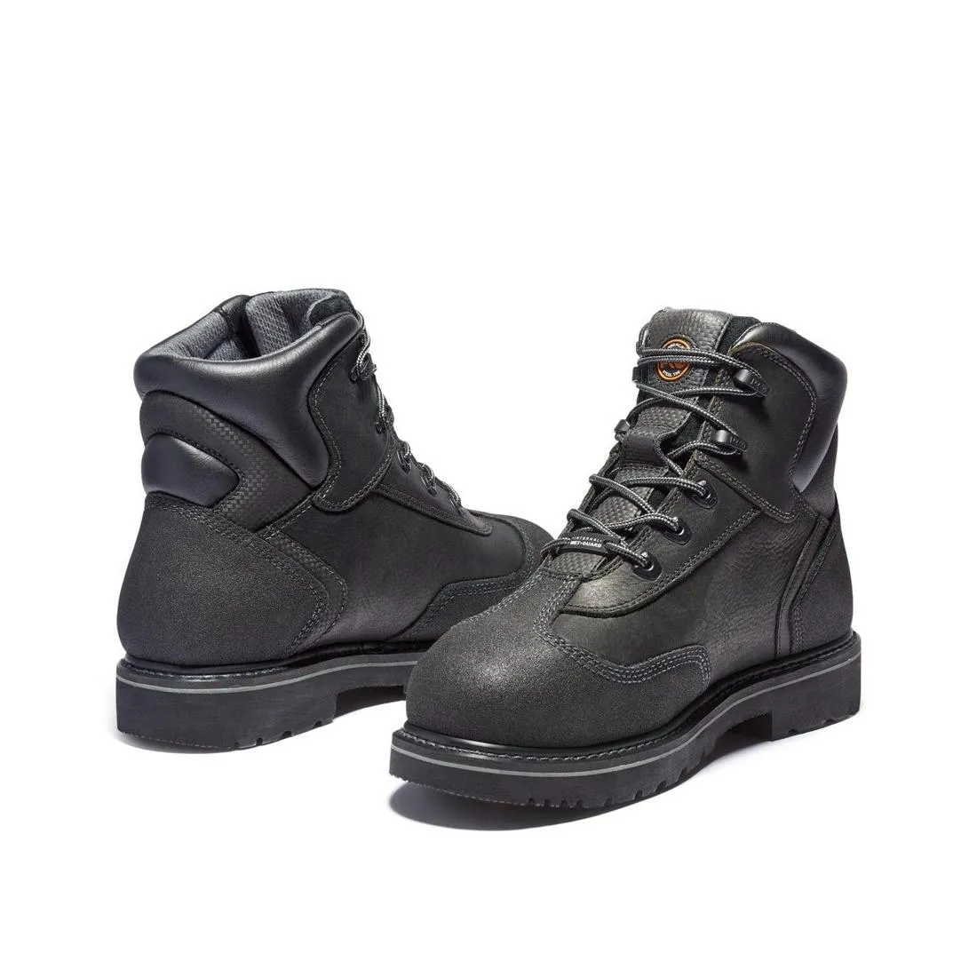 Met Guard 6 Inch Steel-Toe Work Boot Black