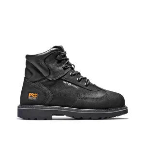 Met Guard 6 Inch Steel-Toe Work Boot Black
